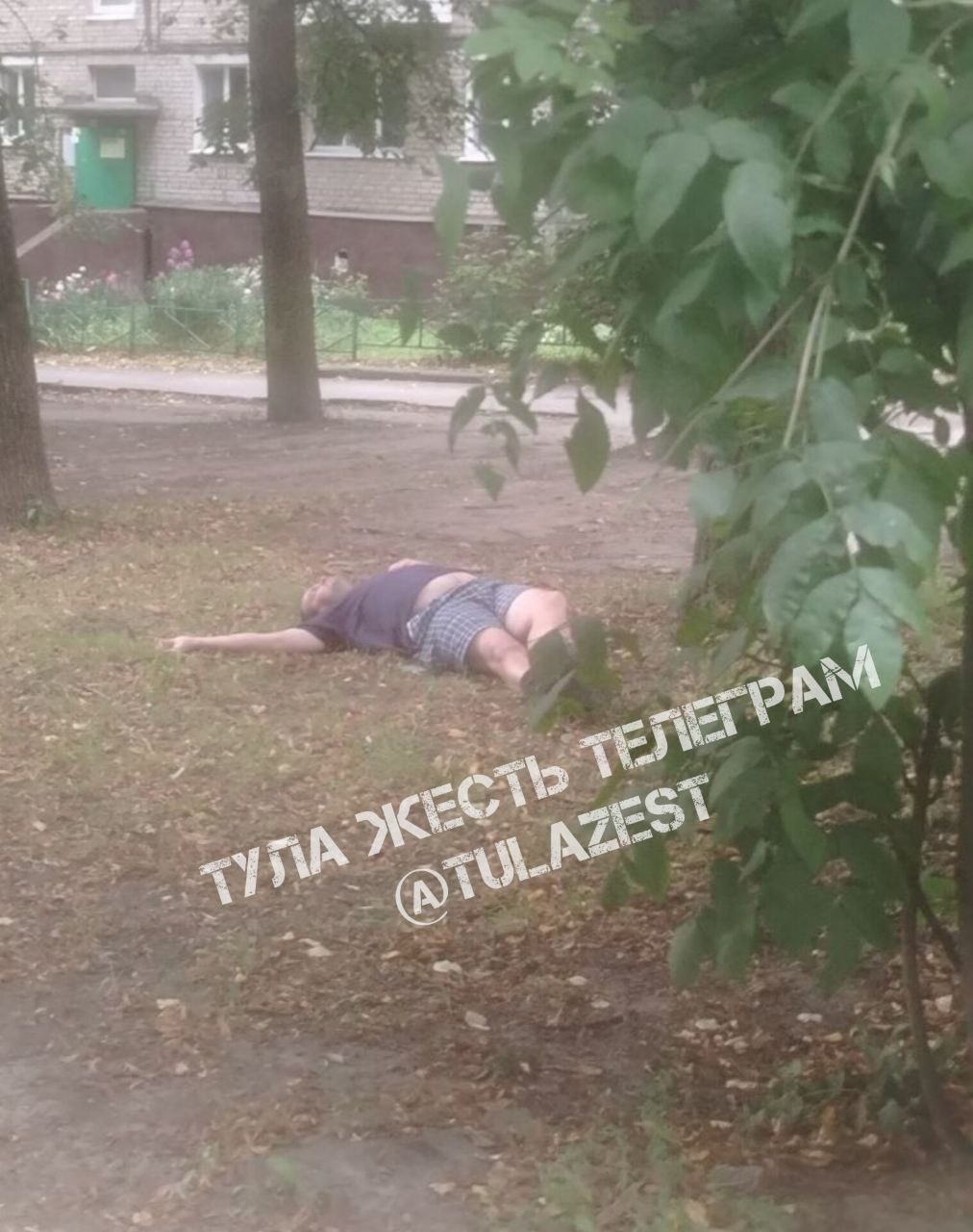 Фотография к публикации «Кутузова 39, лежит мужчина, не двигается. Может родственники узнают своего члена семьи»