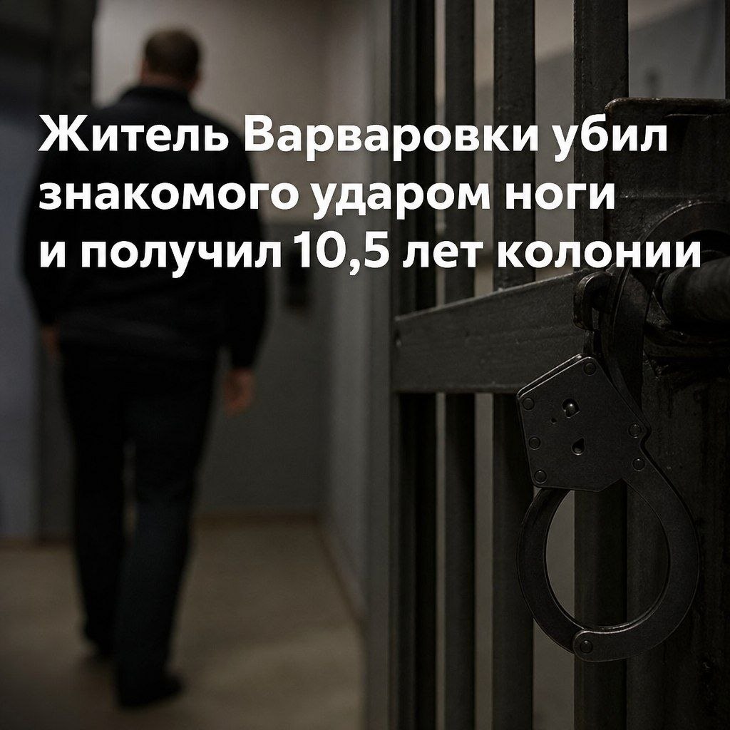 Фотография к публикации «Житель Варваровки получил 10,5 лет колонии за смерть знакомого»