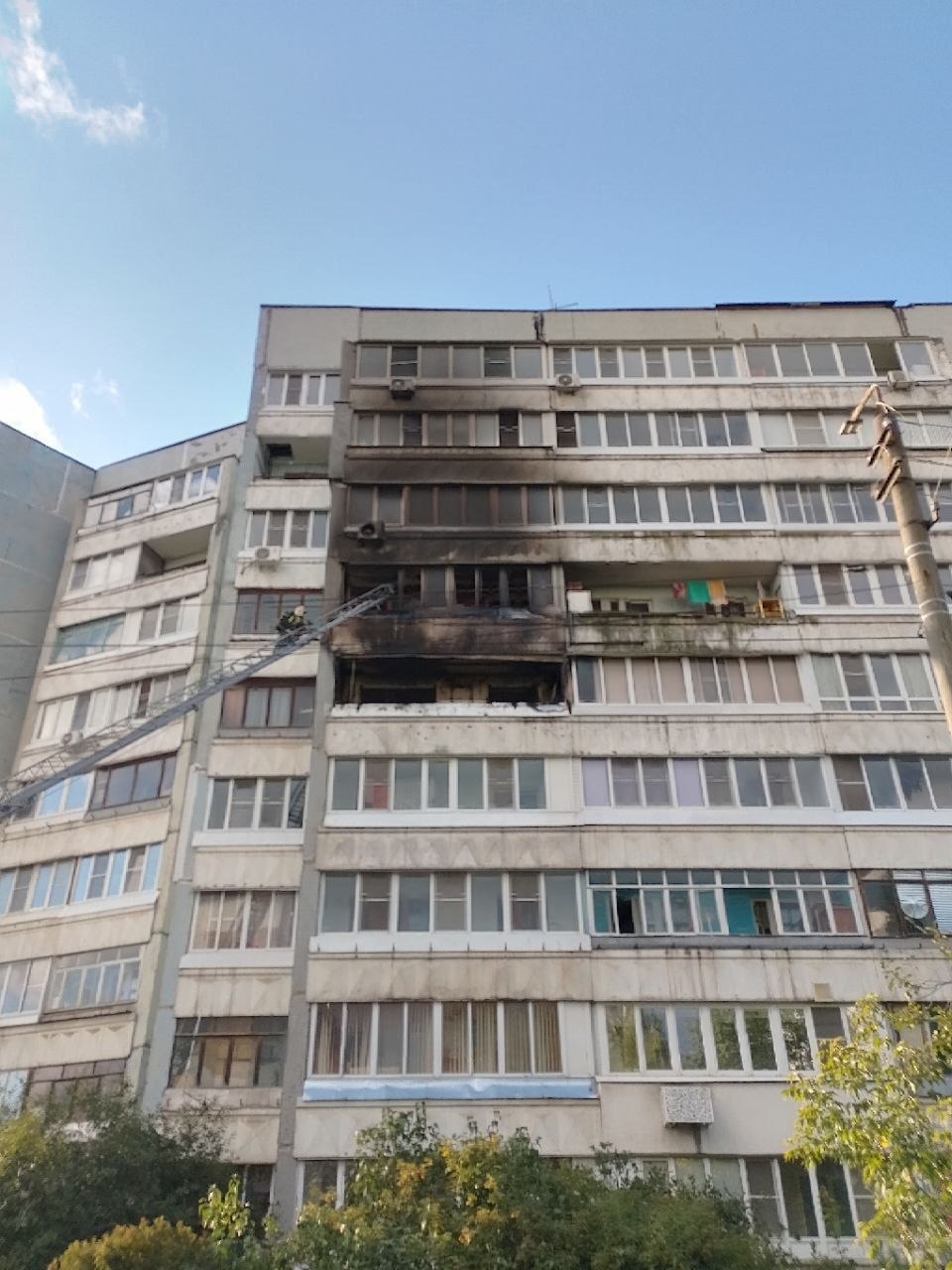 Фотография к публикации «Последствие пожара на Майской 5»