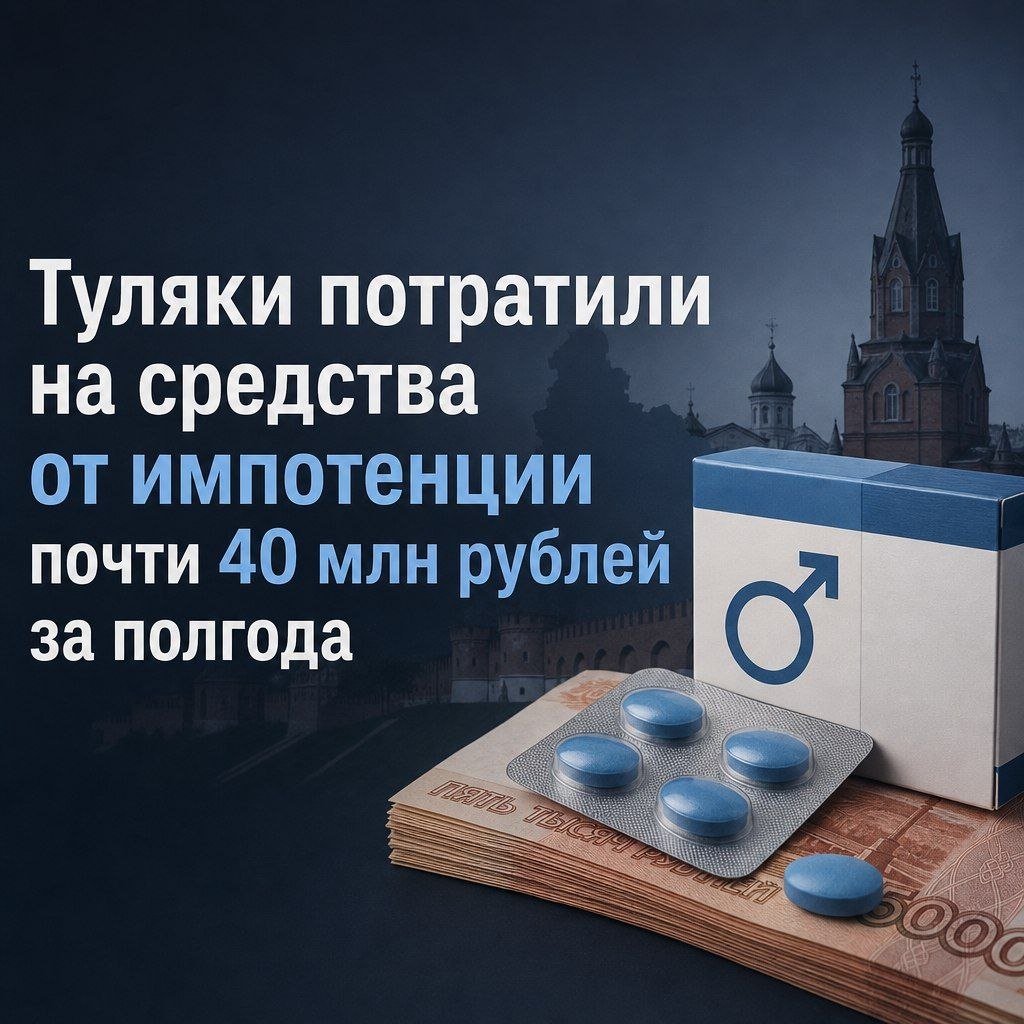 Фотография к публикации «Туляки потратили на средства от импотенции почти 40 млн рублей за полгода»